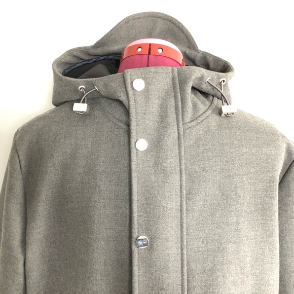 Zara Man Coat/Jacket with Hoodie - Picture 3 of 8